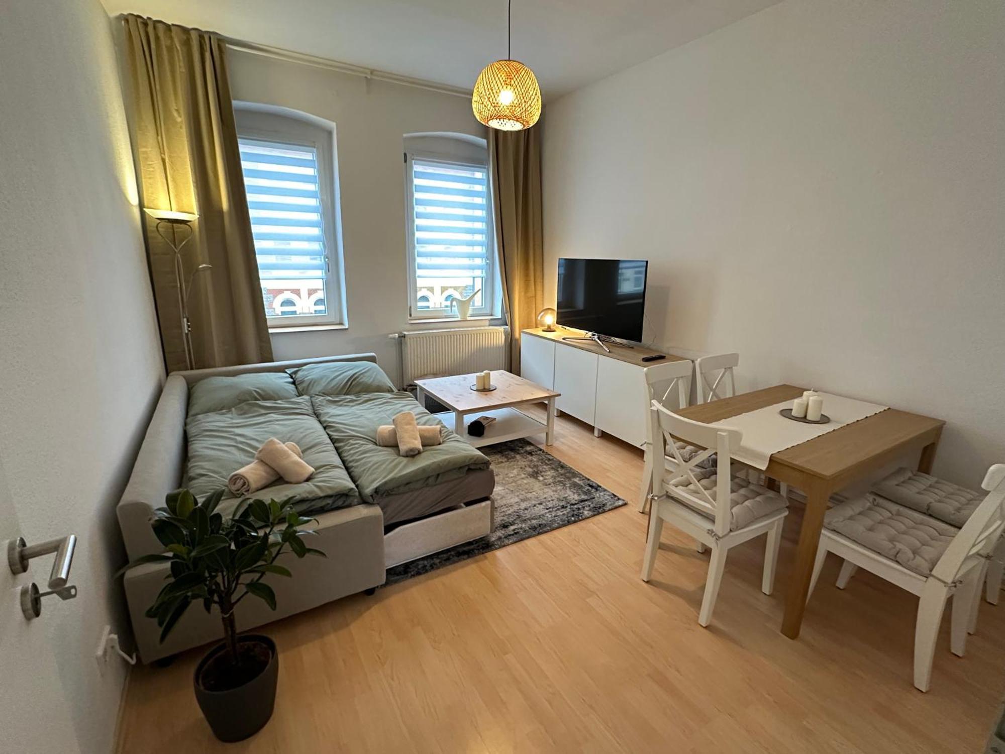 Ferienwohnung Fuer 8 Mit Balkon Erfurt Buitenkant foto